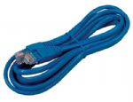 RCA TPH529BR Cat5e 3 Ft Network Cable - Blue, Category 5e for Network Device, 2 x RJ-45 Male Network, UPC 044476066368 (TPH529BR TPH-529BR) 