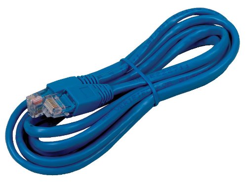 RCA TPH529BR Cat5e 3 Ft Network Cable - Blue, Category 5e for Network Device, 2 x RJ-45 Male Network, UPC 044476066368 (TPH529BR TPH-529BR)