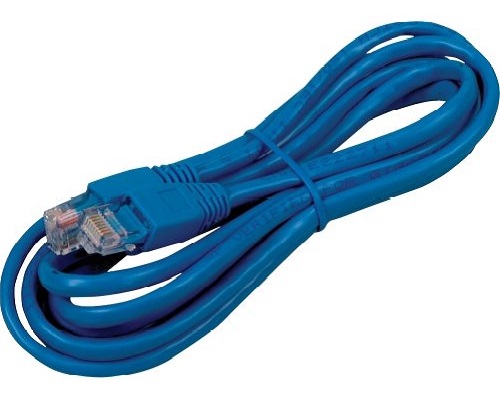 RCA TPH530BR Cat5e 7 Ft Network Cable - Blue, Connector on First End: 1 x RJ-45 Male Network, Connector on Second End: 1 x RJ-45 Male Network, Device Supported: Network Device, UPC 044476061424 (TPH530BR TPH-530BR)