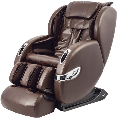 Titan TP-Lucas B L-Track Massage Chair with Zero Gravity, Brown, Foot Rollers, Computer Body Scan, Air Massage, 7 Auto Massage Programs, Bluetooth Connection for Speaker, Extendable Footrest, Easy to Use Remote Controller, Customizable Calf Massage Position, Convenient Remote Pocket, Back Heating Feature (TPLUCASB TP-LUCAS TP LUCAS)