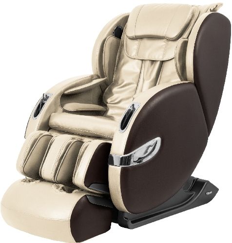Titan TP-Lucas D L-Track Massage Chair with Zero Gravity, Beige, Foot Rollers, Computer Body Scan, Air Massage, 7 Auto Massage Programs, Bluetooth Connection for Speaker, Extendable Footrest, Easy to Use Remote Controller, Customizable Calf Massage Position, Convenient Remote Pocket, Back Heating Feature (TPLUCASD TP-LUCAS TP LUCAS)