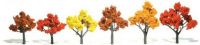 Woodland Scenics TR1577 Ready Made Tree Value Pack Fall Colors, 3" - 5"; No assembly is required! These value packs contain ready-made deciduous or pine trees ranging in size from 0.75" to 8"; They are the quickest, most economical way to add trees to a landscape; Attach to layout with Scenic Glue; Come with detachable bases; Dimensions 12.38" x 9.63" x 3"; Weight 0.94 lbs; UPC 724771015772 (WOODLANDSCENICSTR1577 WOODLAND SCENICS TR1577 TR 1577 TR-1577 WSTR1577) 