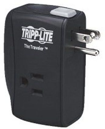 Tripp Lite TRAVELER100BT Surge Suppressor, AC 120 V Input Voltage, 50/60 Hz Frequency Required, 1 x power NEMA 5-15 Input Connectors, 2 x power NEMA 5-15 Output Connectors, 15 A Max Electric Current, Network/phone line - RJ-45 Dataline Surge Protection, Standard Surge Suppression, 1 ns Surge Response Time, 1050 Joules Surge Energy Rating, 150 V Clamping Level (TRAVELER 100BT TRAVELER-100BT TRAVELER100-BT TRAVELER100 BT)