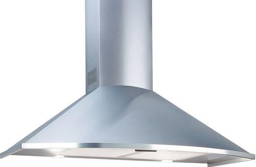 Equator TRC 36 SS Trapezoid Curved Series Range Hood, Stainless Steel, 0.8 mm /430 Stainless Steel Finishing, 3 speeds, Delay Off Function, 2 halogen x 50W Lighting, 600 CFM Flow, 12.5 Sones, UPC 747037840642 (TRC36SS TRC-36-SS TRC36-SS TRC-36SS)