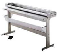 Neolt TRIM200BE Electro Trimmer 79-Inch with Floor Stand, Cutting Capacity 7 sheets (1/32"), Table Dimensions 97" x 17", Cutting speed approximately 40" per second; Self-sharpening hardened steel cutting wheel that cuts in both directions; Cutting is activated by either the foot pedal or the convenient switch bar that runs length of trimmer; UPC 088354933281 (TRIM-200BE TRIM 200BE TRIM200B TRIM200) 