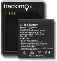 Trackimo TRK700 USB Charging Dock And Battery, Trackimo GPS-USB-Charging, 600mAh, Dimensions 6.2" x 3.1" x 0.2", Weight 0.1 Lbs, UPC 060556900049 (TRACKIMOTRK700 TRACKIMO TRK700 TRK 700 TRACKIMO-TRK700 TRK-700) 