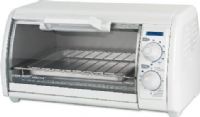 Black & Decker TRO420 Toast-R-Oven 4-Slice Countertop Oven/Broiler, 4-slice toaster oven for toasting, Bakig, broiling, and reheating food, 30-minute timer , Stay-on function, Adjustable toast-shade control, Variable temperature up to 450 degrees F, See-through glass door, Swing down crumb tray for easy cleanup, UPC 050875532601 (TRO420 TRO-420 TRO 420) 