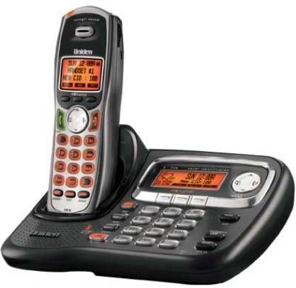 Uniden TRU9466 Remanufactured 5.8 GHz Digital 2 Line Expandable Cordless System with Dual Keypad and Call Waiting/Caller ID, 10 Handset Expandability (Maximum), Banner Display, Base Keypad, Handset Speakerphone, Base Duplex Speakerphone, Programmable CID or Memory Locations at Handset/Base 100, Do Not Disturb (DND) (TRU-9466 TRU 9466)