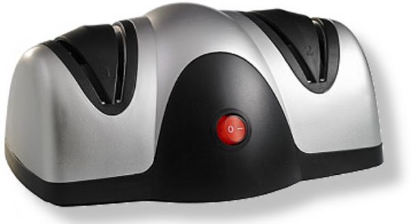 Brentwood Appliances TS-1000 Electric Knife Sharpener, For Sports and Kitchen Knives 2 Stage Sharpening System Blade Guides, Dimensions 8.5