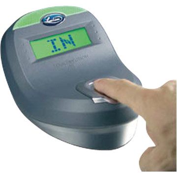 Lathem Ts100 Touchstation Biometric Time System One Touch Operation Instantly Identifies Employees Using Their Fingerprint Eliminating