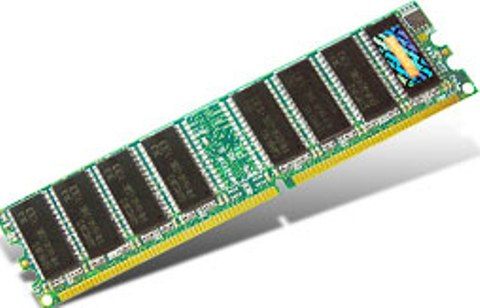Transcend TS128MLD64V4J Memory - DIMM, DRAM Type, DDR SDRAM Technology, DIMM 184-pin Form Factor, 400 MHz - PC3200 Memory Speed, CL3 Latency Timings, Non-ECC Data Integrity Check, Dual rank , unbuffered RAM Features, 64 x 8 Chips Organization, 2.6 V Supply Voltage, 1 x memory - DIMM 184-pin Compatible Slots (TS128 MLD64V4J TS128-MLD64V4J TS128MLD64V4J)