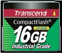 Transcend TS16GCF200I Industrial Temp CF200I 16GB CompactFlash Card, 45MB/s Read, 45MB/s Write, Built with superior quality SLC flash memory, 13bit /1KByte BCH Hardware ECC, CompactFlash Specification Version 4.1 Compliant, RoHS compliant, Support S.M.A.R.T (Self-defined), Support Security Command, UPC 760557818472 (TS-16GCF200I TS 16GCF200I TS16G-CF200I TS16G CF200I) 