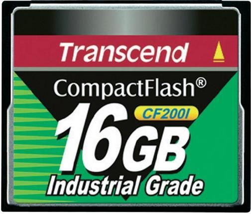 Transcend TS16GCF200I Industrial Temp CF200I 16GB CompactFlash Card, 45MB/s Read, 45MB/s Write, Built with superior quality SLC flash memory, 13bit /1KByte BCH Hardware ECC, CompactFlash Specification Version 4.1 Compliant, RoHS compliant, Support S.M.A.R.T (Self-defined), Support Security Command, UPC 760557818472 (TS-16GCF200I TS 16GCF200I TS16G-CF200I TS16G CF200I)