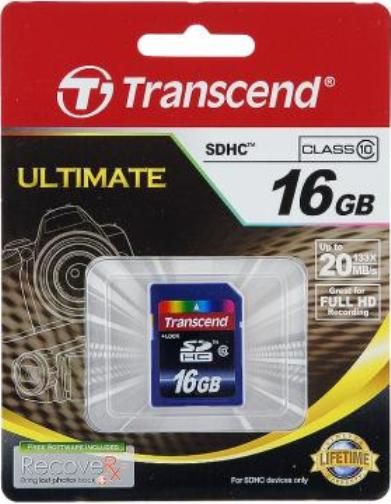 Transcend TS16GSDHC10 SDHC Class 10 (Ultimate) Memory Card, 16GB Capacity, Fully compatible with SD 3.0 Standards, SDHC Class 10 compliant, Easy to use, plug-and-play operation, Built-in Error Correcting Code (ECC) to detect and correct transfer errors, Complies with Secure Digital Music Initiative (SDMI) portable device requirements, UPC 760557817246 (TS-16GSDHC10 TS 16GSDHC10 TS16G-SDHC10 TS16G SDHC10)