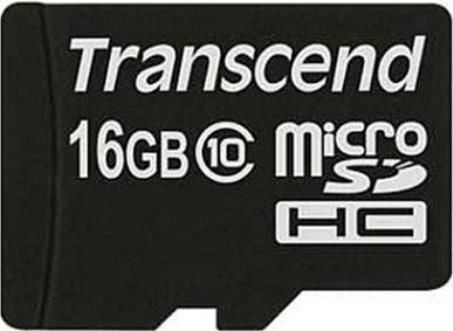 Transcend TS16GUSDC10 microSDHC Class 10 (Premium) 16GB Memory Card without Adapter, Fully compatible with SD 3.0 Standards, Class 10 speed rating guarantees fast and reliable write performance, Easy to use, Plug-and-play operation, Built-in Error Correcting Code (ECC) to detect and correct transfer errors, UPC 760557821410 (TS-16GUSDC10 TS 16GUSDC10 TS16G-USDC10 TS16G USDC10)