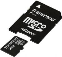Transcend TS16GUSDU1 Flash memory card, 16 GB Storage Capacity, 10 MB/s write Speed Rating, UHS Class 1 / Class10 SD Speed Class, microSDHC Form Factor, ECC support, Content Protection for Recorded Media Features, UPC 760557824961 (TS16GUSDU1 TS-16GUS-DU1 TS16GUS DU1) 