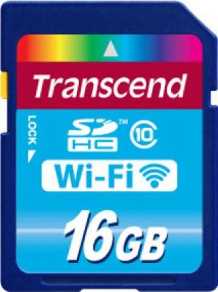 Transcend TS16GWSDHC10 Wi-FI Flash memory card, 16 GB Storage Capacity, 20 MB/s read 15 MB/s write Speed Rating, Class 10 SD Speed Class, SDHC Memory Card Form Factor, 3.6 V Supply Voltage, ECC support, BSMI,  Linux Kernel 2.4 or later, Apple MacOS X 10.5 or later, Apple iOS 5, Android 2.2 or later, Microsoft Windows Vista / XP / 7 / 8, Microsoft Windows Vista / XP / 7 / 8 - 64-bit versions OS Required, UPC 760557824381 (TS16GWSDHC10 TS16-GWSDHC-10 TS16 GWSDHC 10) 