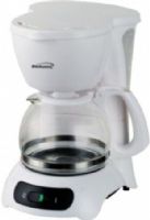 Brentwood TS-212 Four-Cup Coffee Maker, White, Cool Touch Housing and Handle, Removable Filter Basket, Water Level Indicator, On and Off Switch, Tempered Heat-resistant Glass Serving Carafe, Warming Plate to Keep Coffee Hot, Anti-Drip Feature, cETL Approval, UPC 181225802126 (TS212 TS 212) 
