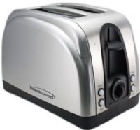 Brentwood Appliances TS-225S Two Slice Elegant Toaster, Stainless Steel Brushed Finish, 750 Watts Power, Slide-out crumb tray for easy cleaning, LED backlit buttons for convenient operation, Toast lift for easy removal of smaller breads, cETL Approval, Dimension (LxWxH) 10.5 x 6.5 x 7.25, Weight 3.5 lbs., UPC 181225002250 (TS225S TS 225S TS-225) 