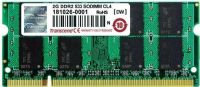 Transcend TS256MSQ64V5U DDR2 200PIN 533 SO-DIMM Non-Registered 2GB Memory Module With 128Mx8 CL4, JEDEC standard 1.8V +/- 0.1V Power supply, VDDQ=1.8V +/- 0.1V, Max clock Freq 267MHZ, 533Mb/S/Pin.; Posted CAS, Write Latency (WL) = Read Latency (RL)-1, Burst Length 4, 8 (Interleave/nibble sequential), UPC 760557805625 (TS256M-SQ64V5U TS256M SQ64V5U TS-256MSQ64V5U TS 256MSQ64V5U) 