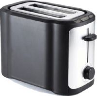 Brentwood Appliances TS-290B Two-Slice Toaster, Elegant Combination of Black and Stainless Steel Design, Large Body, Wide Slots for Gourmet Breads, Seven Settings for Desired Browning Level, Cool Touch Body, Defrost, Cancel, and Reheat buttons, UPC 181225000164 (TS290B TS 290B TS-290 TS290) 