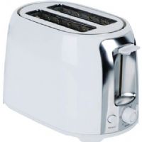 Brentwood TS-292W Two Slice Cool Touch Toaster, White and Stainless Steel; Elegant Combination of White and Stainless Steel Design; Large Body; Wide Slots for Gourmet Breads; Seven Settings for Desired Browning Level; Cool Touch Body; Defrost, Cancel, and Reheat buttons; 800 Watts Power; cETL Approval Code; Weight 3 lbs; UPC 812330020401 (TS292W TS 292W TS-292)  