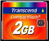 Transcend TS2GCF133 CompactFlash Card, 2 GB Storage Capacity, 133x Memory Speed, 1 x 3GB Memory Card Quantity (TS2 GCF133 TS2-GCF133 TS2GCF 133 TS2GCF-133 TS2GC-F133 TS2GC F133) 