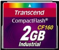 Transcend TS2GCF160 Industrial 2GB CompactFlash Card, Read 50MB/s, Write 50MB/s, CompactFlash Specification Version 5.0 Complaint, Support S.M.A.R.T (Self-defined), Support Security Command, Support Static Data Refresh, Early Retirement to extend product life, PC Card Mode supports up to Ultra DMA Mode 5, UPC 760557822202 (TS-2GCF160 TS 2GCF160 TS2-GCF160 TS2 GCF160) 