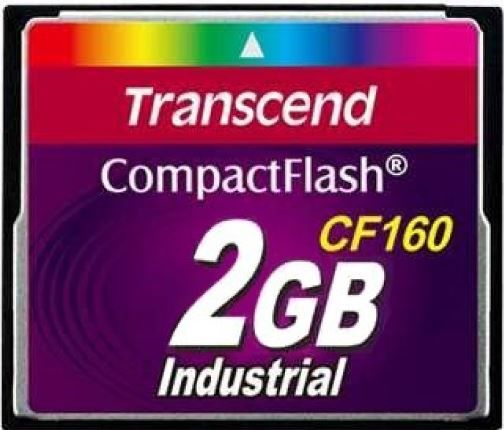 Transcend TS2GCF160 Industrial 2GB CompactFlash Card, Read 50MB/s, Write 50MB/s, CompactFlash Specification Version 5.0 Complaint, Support S.M.A.R.T (Self-defined), Support Security Command, Support Static Data Refresh, Early Retirement to extend product life, PC Card Mode supports up to Ultra DMA Mode 5, UPC 760557822202 (TS-2GCF160 TS 2GCF160 TS2-GCF160 TS2 GCF160)