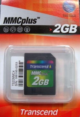 Transcend TS2GMMC4 High Speed MMC Plus 2GB Multimedia Card, Fully compatible with MultiMediaCard system specification version 4.0 and backwards compatibility with previous specification, Support clock frequencies 0~52MHz, Support different Bus width x1, x4 and x8; Byte data access mode, UPC 760557797593 (TS-2GMMC4 TS 2GMMC4 TS2G-MMC4 TS2G MMC4)