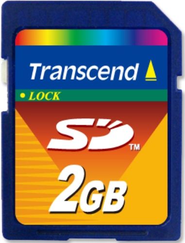 Transcend TS2GSDC Secure Digital 2GB Memory Card, Postage stamp-sized for portable convenience, Easy to use, plug-and-play operation, Built-in Error Correcting Code (ECC) to detect and correct transfer errors, Complies with Secure Digital Music Initiative (SDMI) portable device requirements (TS2-GSDC TS2 GSDC TS2G-SDC)