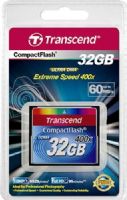 Transcend TS32GCF400 Premium Series 32GB CompactFlash Card, Ultra-fast 400X performance with four-channel support, Manufactured with brand-name MLC NAND Flash chips, Conforms to CF Type I standards, Data transfer rate Read 90MB/sec (Max), Data transfer rate Write 60MB/sec (Max), Support high-end DSLR, UPC 760557817178 (TS-32GCF400 TS 32GCF400 TS32-GCF400 TS32 GCF400) 