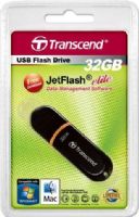Transcend TS32GJF300 JetFlash 300 32GB Flash Drive, Black, Fully compatible with Hi-speed USB 2.0 interface, Easy Plug and Play installation, USB powered, No external power or battery needed, LED status indicator, Extremely slim and portable, Lanyard / key ring attachment loop, Exclusive Transcend Elite data management software, UPC 760557819172 (TS-32GJF300 TS 32GJF300 TS32G-JF300 TS32G JF300) 
