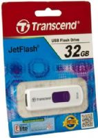 Transcend TS32GJF530 JetFlash 530 32GB Retracable Flash Drive (Purple Slider), White, Read 15 MByte/s, Write 7 MByte/s, Capless design with a sliding USB connector, Fully compatible with USB 2.0, Easy plug and play installation, USB powered, No external power or battery needed, Offers a free download of Transcend Elite data management tools, UPC 760557818137 (TS-32GJF530 TS 32GJF530 TS32G-JF530 TS32G JF530) 