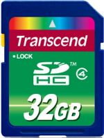 Transcend TS32GSDHC4 Flash memory card, Class 2 SD Speed Class, SDHC Memory Card Form Factor, NAND Flash Technology, 2.7 - 3.6 V Supply Voltage, 1 x SDHC Memory Card Compatible Slots, ECC support, write protection switch, Content Protection for Recorded Media (CPRM), In System Programming (ISP) support, Secure Digital Music Initiative (SDMI) Features, UPC 760557818595 (TS32GSDHC4 TS32-GSDHC4 TS32 GSDHC4 TS32GSDHC-4 TS32GSDHC 4) 
