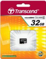 Transcend TS32GUSDC4 microSDHC 32GB Memory Card, Fully compatible with SD 2.0 Standards, SDHC Class 4 compliant, Easy to use, plug-and-play operation, Built-in Error Correcting Code (ECC) to detect and correct transfer errors, Complies with Secure Digital Music Initiative (SDMI) portable device requirements, UPC 760557819295 (TS-32GUSDC4 TS 32GUSDC4 TS32G-USDC4 TS32G USDC4) 
