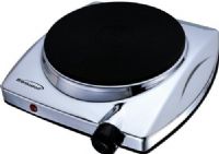 Brentwood TS-337 Single Hotplate Chrome Electric Burner, 1000 Watts, Automatic Safety Shut-Off with Thermal Fuse, Thermostat Regulated Variable Temperature Control, Fast-Heat Up, Cast Iron Heating Element, Power Light Indicator, Durable, Easy to Clean Chromed Housing, cETL Approval, UPC 857749002204 (TS337 TS 337) 