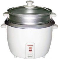 Brentwood TS-480S Rice Cooker and Steamer, White, 2.5 Liter Capacity, Steamer Attachment Included, Non-Stick Coated Inner Pot, Automatic Shut Off, UPC 181225000102 (TS480S TS 480S) 