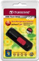 Transcend TS4GJF500 JetFlash 500 4GB Retracable Flash Drive (Red Slider), Black, Capless design with a sliding USB connector, Fully compatible with USB 2.0, Easy plug and play installation, USB powered. No external power or battery needed, Offers a free download of Transcend Elite data management tools, UPC 760557817574 (TS-4GJF500 TS 4GJF500 TS4G-JF500 TS4G JF500) 
