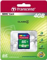 Transcend TS4GSDHC4 Standard SDHC 4GB Memory Card, Fully compatible with SD 2.0 Standards, Class 4 compliant, Easy to use, plug-and-play operation, Built-in Error Correcting Code (ECC) to detect and correct transfer errors, Supports Content Protection for Recordable Media (CPRM), Supports auto-standby, power-off and sleep modes, UPC 760557818557 (TS-4GSDHC4 TS 4GSDHC4 TS4G-SDHC4 TS4G SDHC4) 