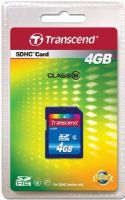 Transcend TS4GSDHC6 Premium Series SDHC Class 6 4GB Memory Card, Fully compatible with SD 2.0 Standards, SDHC Class 6 compliant, Easy to use, plug-and-play operation, Built-in Error Correcting Code (ECC) to detect and correct transfer errors, Complies with Secure Digital Music Initiative (SDMI) portable device requirements, UPC 760557804062 (TS-4GSDHC6 TS 4GSDHC6 TS4G-SDHC6 TS4G SDHC6) 