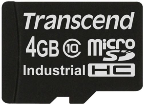 Transcend TS4GUSDC10I Industrial Temp microSDHC Class 10 4GB Memory Card, Read 18MB/s, Write 15MB/s, Fully compatible with SD 3.0 Standards, Comply with SD File System Specification Ver. 3.0, Supports Copy Protection for Recorded Media (CPRM) for SD-Audio, Supports Speed Class Specification Class 10, UPC 760557821878 (TS-4GUSDC10I TS 4GUSDC10I TS4G-USDC10I TS4G USDC10I)