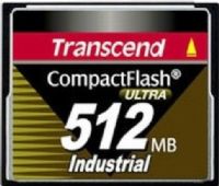 Transcend TS512MCF100I Industrial Temp CF100I 512 MB CompactFlash Card, CompactFlash Specification Version 4.1 Compliant, RoHS compliant, Support S.M.A.R.T (Self-defined), Support Security Command, Support Global Wear-Leveling, Static Data Refresh, Early Retirement, and Erase Count Monitor functions to extend product life, UPC 760557810445 (TS-512MCF100I TS 512MCF100I TS512M-CF100I TS512M CF100I) 