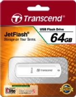 Transcend TS64GJF370 JetFlash 370 64GB Flash Drive, White, Fully compatible with Hi-speed USB 2.0 interface, Easy Plug and Play installation, USB powered, No external power or battery needed, LED status indicator, Extremely slim and portable, Exclusive Transcend Elite data management software, Ultra-light weight of just 8.5g, UPC 760557821977 (TS-64GJF370 TS 64GJF370 TS64G-JF370 TS64G JF370) 