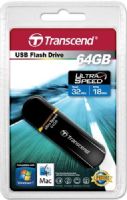 Transcend TS64GJF600 JetFlash 600 64GB Flash Drive, Read up to 32 MByte/s, Write up to 18 MByte/s, Streamlined, contoured design, LED indicator for data transfer status, USB 2.0 interface for high-speed data transfer, USB powered—no external power or battery needed, Easy plug and play operation, Compact and easy to carry, UPC 760557819165 (TS-64GJF600 TS 64GJF600 TS64G-JF600 TS64G JF600) 