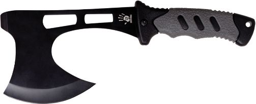 12 Survivors TS73001K Hand Axe Kit, Soft anti-slip handle, Stainless steel blade, Nylon and TPR Handle, Blade Stainless steel in black finish, Overall Size 288x105x22mm, Handle Size 137x52x22mm, UPC 810119018861 (TS-73001K TS 73001K TS73001)