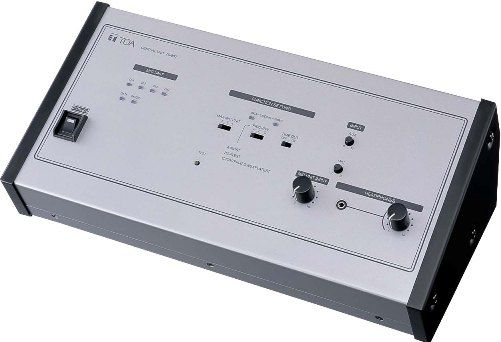 TOA Electronics TS-800UL Infrared Basic System Controller, Supports up to (64) TS-801 Chairperson and TS-802 Delegate Stations, Four ports for model TS-905 infrared transceivers, Aux and Mic inputs, PA/Record output, Headphone output, First-in-First-Out and Last-In-First-Out priority modes, Up to four simultaneous speakers (TS800UL TS 800UL TS800-UL TS800 UL)