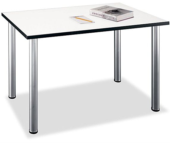 Bush TS85201 Rectangle Conference Table, Aspen Collection, White Spectrum Finish (TS-85201 TS 85201)