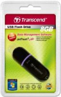 Transcend TS8GJF300 JetFlash 300 8GB Flash Drive, Black, Fully compatible with Hi-speed USB 2.0 interface, Easy Plug and Play installation, USB powered, No external power or battery needed, LED status indicator, Extremely slim and portable, Lanyard / key ring attachment loop, Exclusive Transcend Elite data management software, UPC 760557817291 (TS-8GJF300 TS 8GJF300 TS8G-JF300 TS8G JF300) 