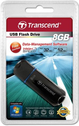 Transcend TS8GJF600 JetFlash 600 8GB Flash Drive, Read up to 32 MByte/s, Write up to 18 MByte/s, Streamlined, contoured design, LED indicator for data transfer status, USB 2.0 interface for high-speed data transfer, USB poweredno external power or battery needed, Easy plug and play operation, Compact and easy to carry, UPC 760557816652 (TS-8GJF600 TS 8GJF600 TS8G-JF600 TS8G JF600)